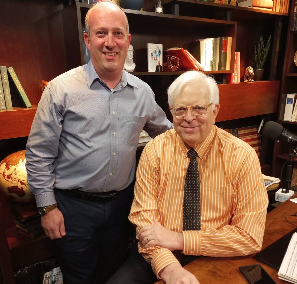 Dennis Prager touring Israel with Aryeh Leifert