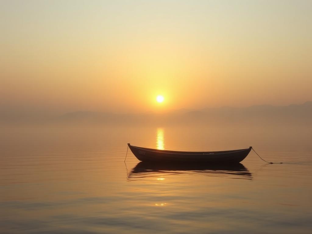 Sea of Galilee at sunrise